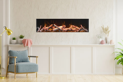 Image of Remii Extra Deep Built-In Indoor Outdoor Electric Fireplace | Heater |