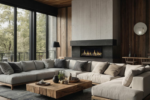 Image of SimpliFire Allusion Edge Smart Virtual Digital Electric Fireplace