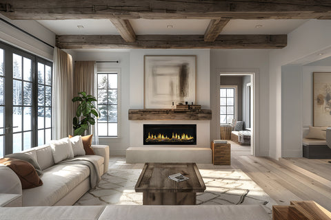 Image of SimpliFire Allusion Edge Smart Virtual Digital Electric Fireplace