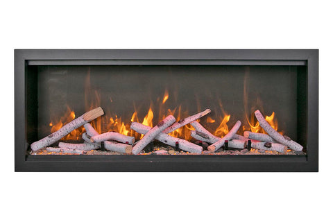 Image of Amantii Symmetry Bespoke Xtra Tall 60-in Recessed Flush Mount Smart Indoor Outdoor Electric Fireplace SYM-60-XT-BESPOKE