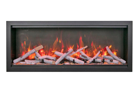 Image of Amantii Symmetry Bespoke Xtra Tall  Recessed Flush Mount Smart Indoor Outdoor Electric Fireplace SYM-XT-BESPOKE