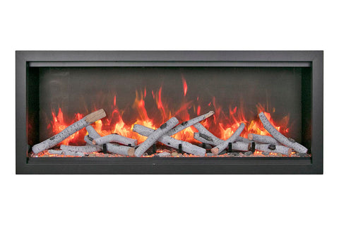Image of Amantii Symmetry Bespoke Xtra Tall  Recessed Flush Mount Smart Indoor Outdoor Electric Fireplace SYM-XT-BESPOKE