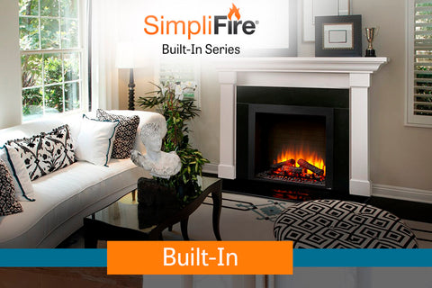 Image of Hearth & Home SimpliFire 30 inch Built-In Electric Firebox Insert | Electric Fireplace | SF-BI30-EB | Electric Fireplaces Depot