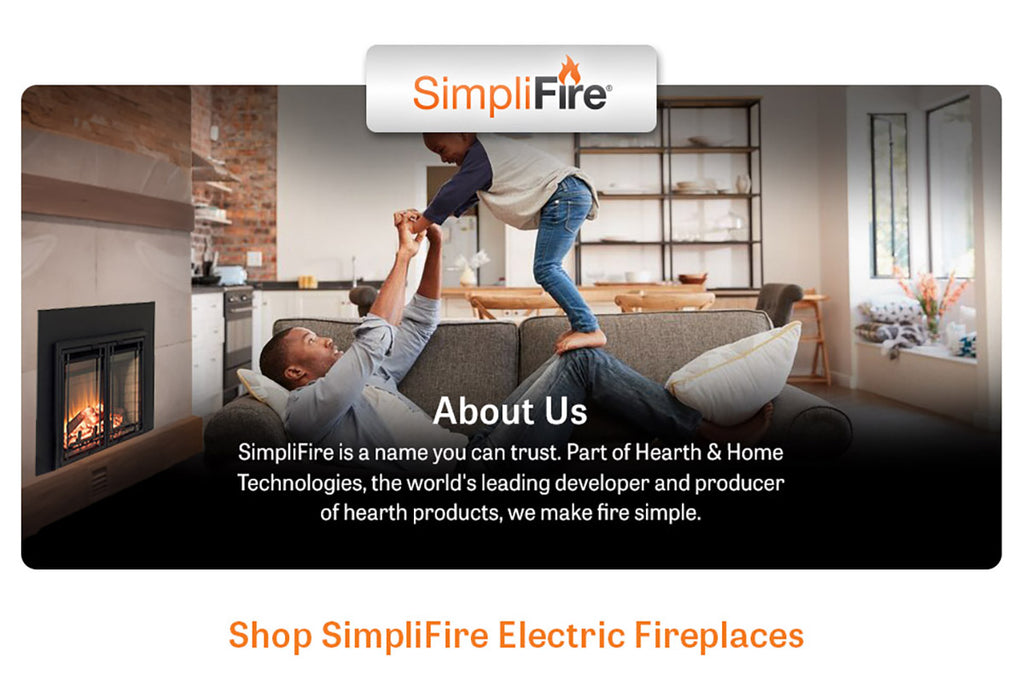 Hearth & Home SimpliFire 30 inch Electric Fireplace Insert SF-INS30 - SimpliFire Electric 30'' Firebox