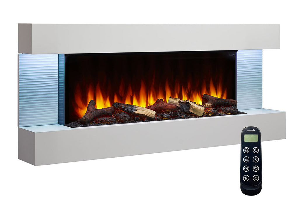 SimpliFire Format 50 inch Floating Mantel Electric Fireplace