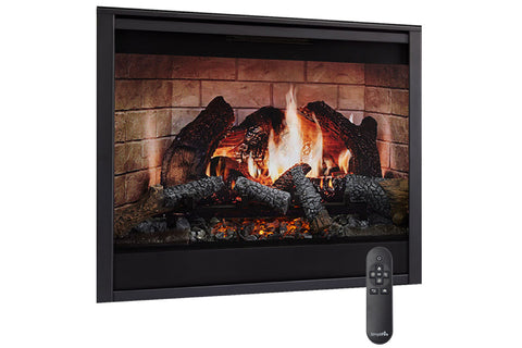 Image of SimpliFire Inception 36-in Traditional Virtual Smart Electric Fireplace - SF-INC36 Firebox