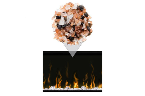 Image of Dimplex Ignite XL inch Linear Electric Fireplace Tumb Glass