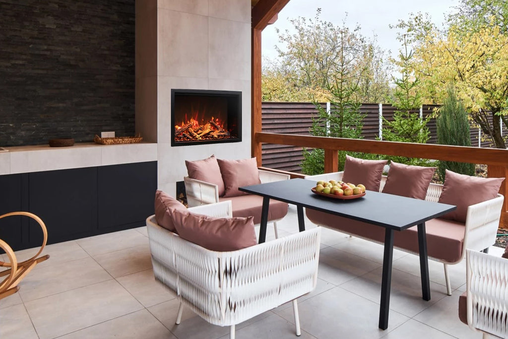 Amantii Traditional Lumina Built-In Indoor Outdoor Smart Electric Firebox Insert - TRD-LUMINA