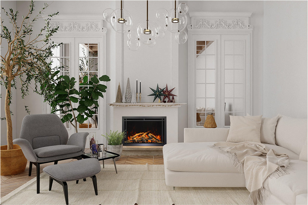 Amantii Traditional Lumina Built-In Indoor Outdoor Smart Electric Firebox Insert - TRD-LUMINA