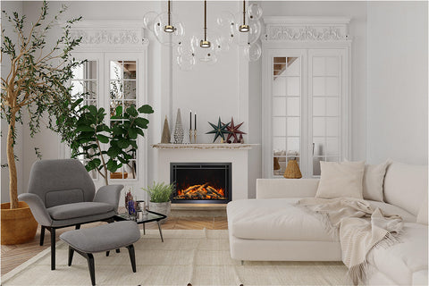 Image of Amantii Traditional Lumina Built-In Indoor Outdoor Smart Electric Firebox Insert - TRD-LUMINA
