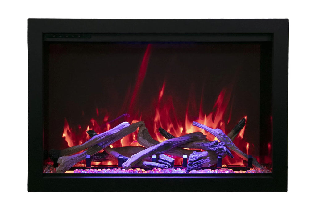 Amantii Traditional Bespoke 44 Inch Built-In Indoor Outdoor Smart Electric Firebox Insert TRD-44-BESPOKE