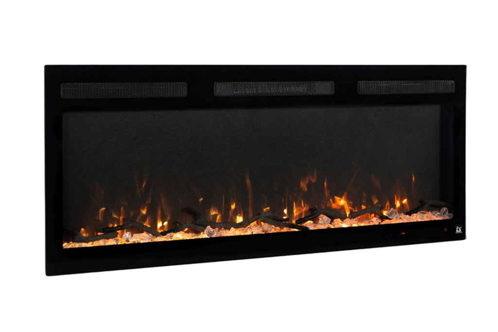 Touchstone Sideline FurySmart Wall Mount Recessed Electric Fireplace