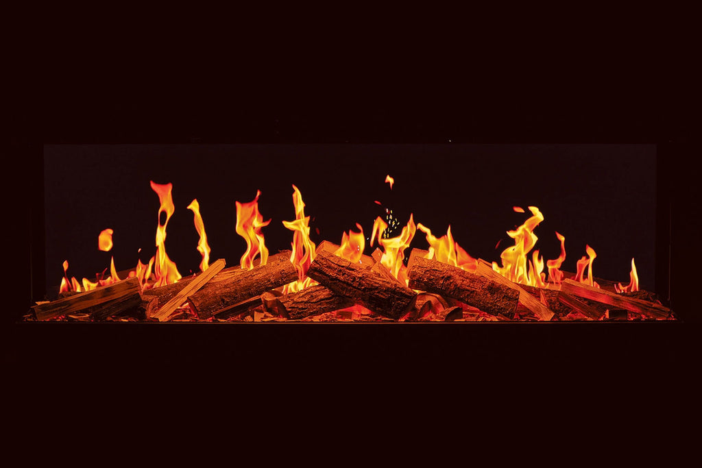 Solution Fires TrueFlame 150 3DX Virtual Multi-Sied Virtual Built-In Electric Fireplace SF-FP-TF-150-3DX