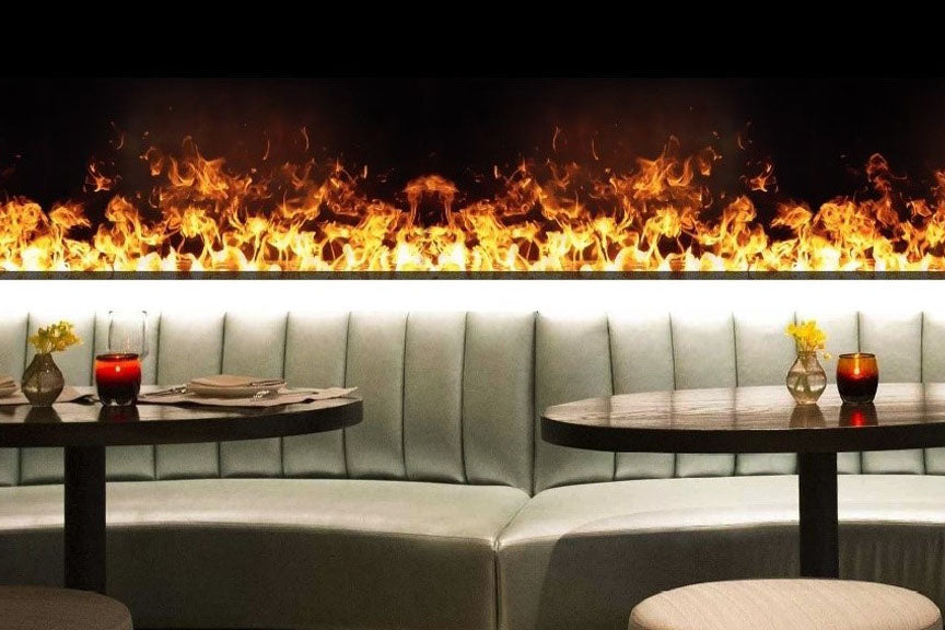 Aquafire Water Vapor 40'' Built-In Electric Fireplace Insert | Water Mist Electric Fireplace | AWA-40-100 | Electric Fireplaces Depot