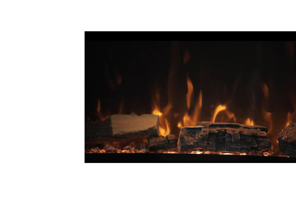 Touchstone Sideline Elite Pro 60 Smart Wall Mount Recessed Electric Fireplace | Linear Fireplace Insert 80058