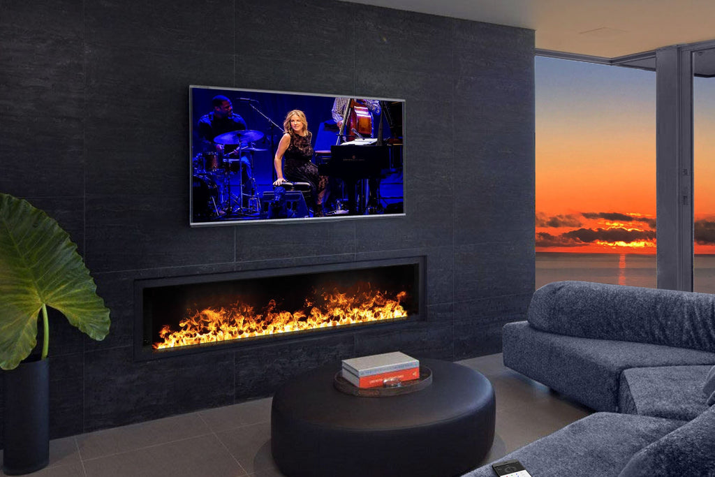 Aquafire Water Vapor 40'' Built-In Electric Fireplace Insert | Water Mist Electric Fireplace | AWA-40-100 | Electric Fireplaces Depot