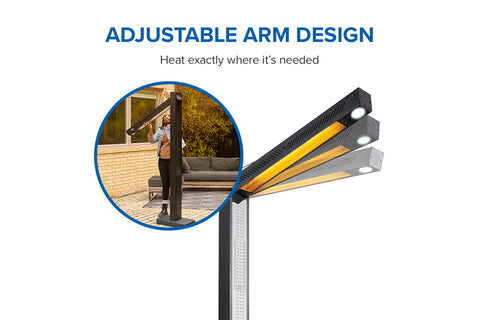 Image of Napoleon Phantom Freestanding Portable Outdoor Electric Infrared Patio Heater NEOFV80IH