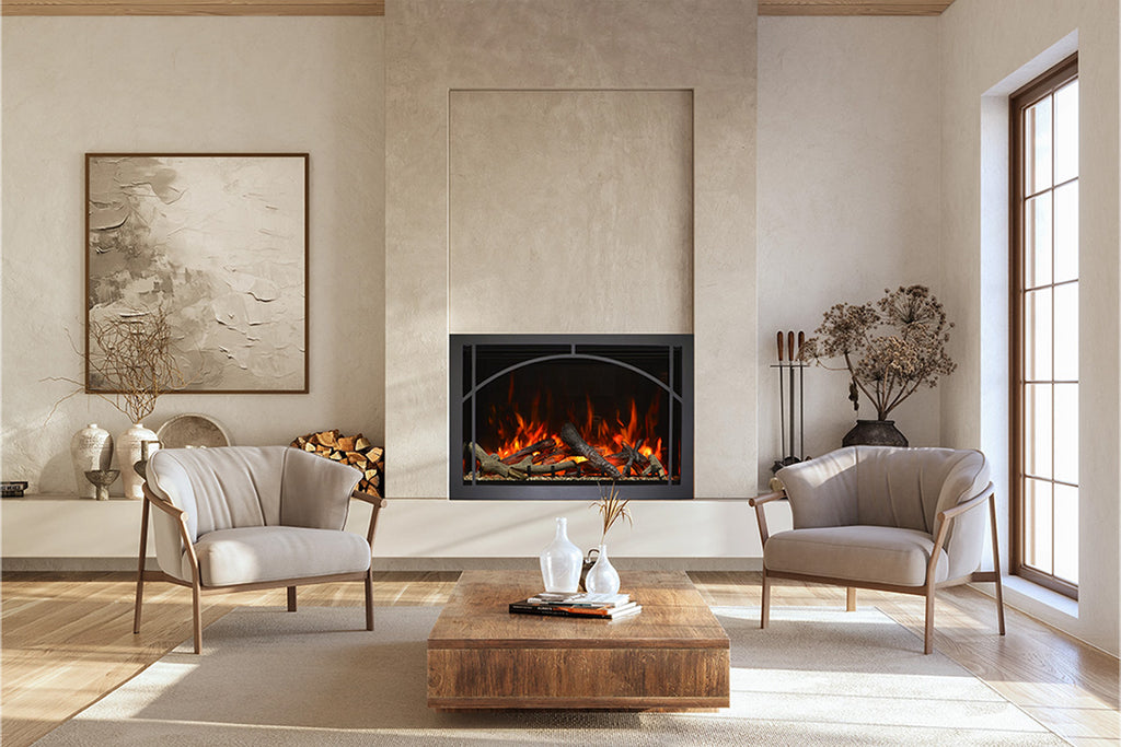 Amantii Traditional Lumina Built-In Indoor Outdoor Smart Electric Firebox Insert - TRD-LUMINA