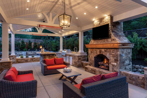 Image of Infratech W Series Single Element 2000 Watt 240V Outdoor Infrared Electric Heater | Infratech 39 in Radiant Heater | W2024