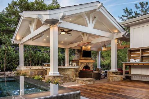 Image of Infratech W Series Single Element 1500 Watt 120V Outdoor Infrared Electric Heater | Infratech 33 in Radiant Heater | W1512