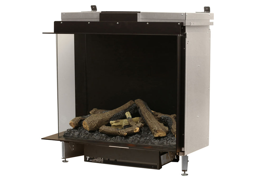 Faber E-Matrix 35 -inch 2-Sided Left Corner Water Vapor Built-In Electric Fireplace Firebox | FEF3226L2L | Water Myst Fireplace | Electric Fireplaces Depot