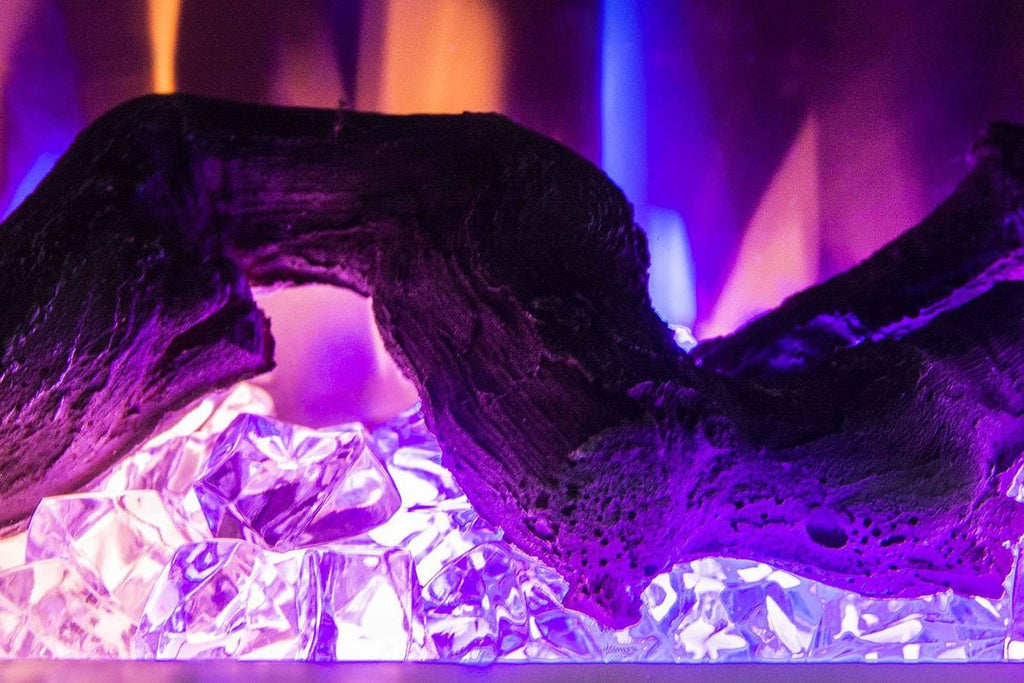 Touchstone Chesmont 50" Wall Mount 3-sided Electric Fireplace in Black | 80034 | Electric Fireplaces Depot