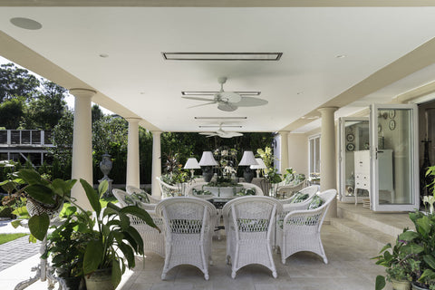 Image of Bromic Platinum Marine Smart-Heat 3400 Watt Outdoor Electric Patio Heater White | Platinum 50 in Electric Radiant Heater | BH0320018