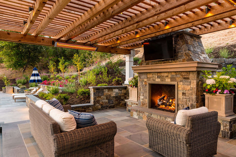 Image of Infratech W Series Single Element 1500 Watt Outdoor Infrared Electric Heater | Infratech 33 in Radiant Heater | W1524 W1528