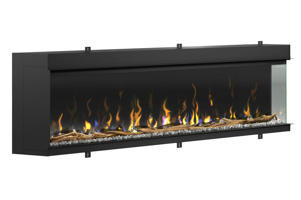 Dimplex Ignite XL Bold 100-In Smart Built-In Linear Electric Fireplace - 3-Sided Multi-Sided Electric Fireplace - XLF10017-XD