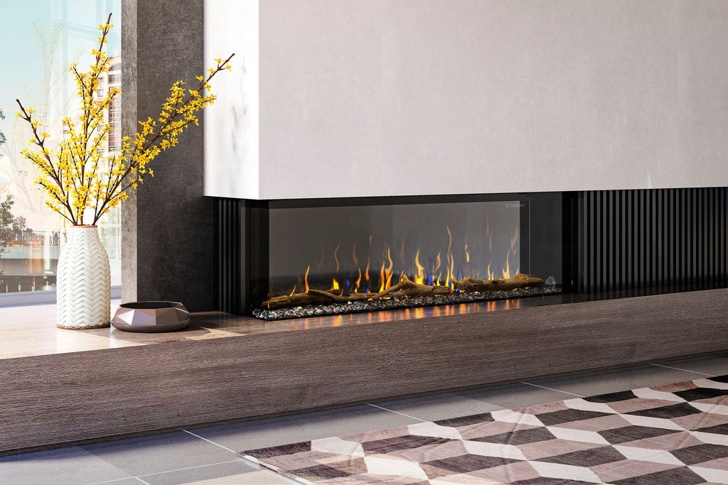 Dimplex Ignite XL Bold 60-In Smart Built-In Linear Electric Fireplace - 3-Sided Multi-Sided Electric Fireplace - XLF6017-XD