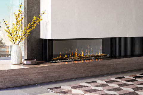 Image of Dimplex Ignite XL Bold 60-In Smart Built-In Linear Electric Fireplace - 3-Sided Multi-Sided Electric Fireplace - XLF6017-XD
