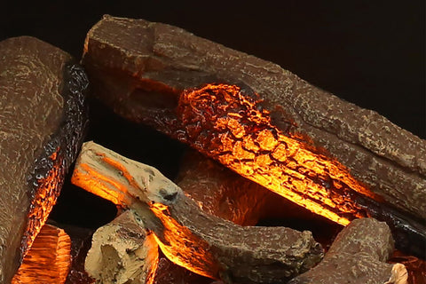 Image of Faber E-Matrix 35 -inch 3-Sided Water Vapor Built-In Electric Fireplace Firebox | FEF3226L3 | Water Myst Fireplace | Electric Fireplaces Depot