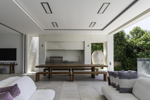 Image of Bromic Platinum Marine Smart-Heat 2300 Watt Outdoor Electric Patio Heater White | Platinum 33 in Electric Radiant Heater | BH0320017