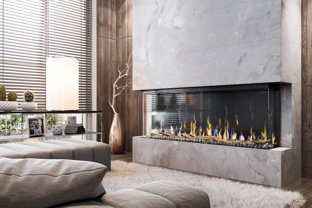 Dimplex Ignite XL Bold 50-In Smart Built-In Linear Electric Fireplace - 3-Sided Multi-Sided Electric Fireplace - XLF5017-XD