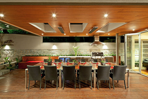 Image of Dimplex DLW 2400W Outdoor Indoor Electric Heater | DLW Radiant Electric Heater | DLW2400B24