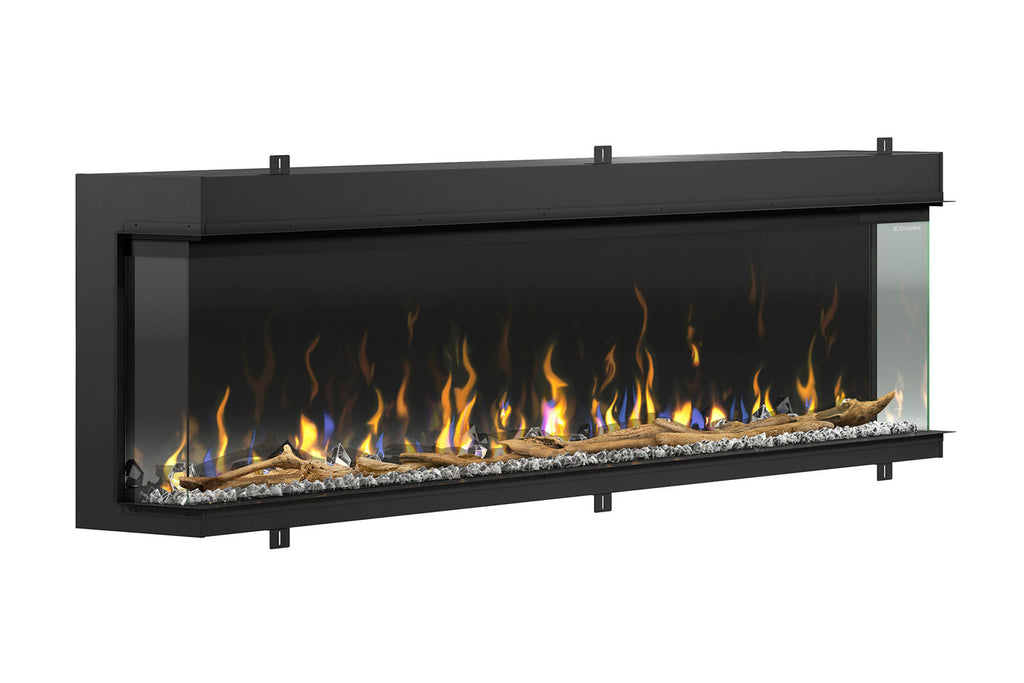 Dimplex Ignite XL Bold 88-In Smart Built-In Linear Electric Fireplace - 3-Sided Multi-Sided Electric Fireplace - XLF8817-XD