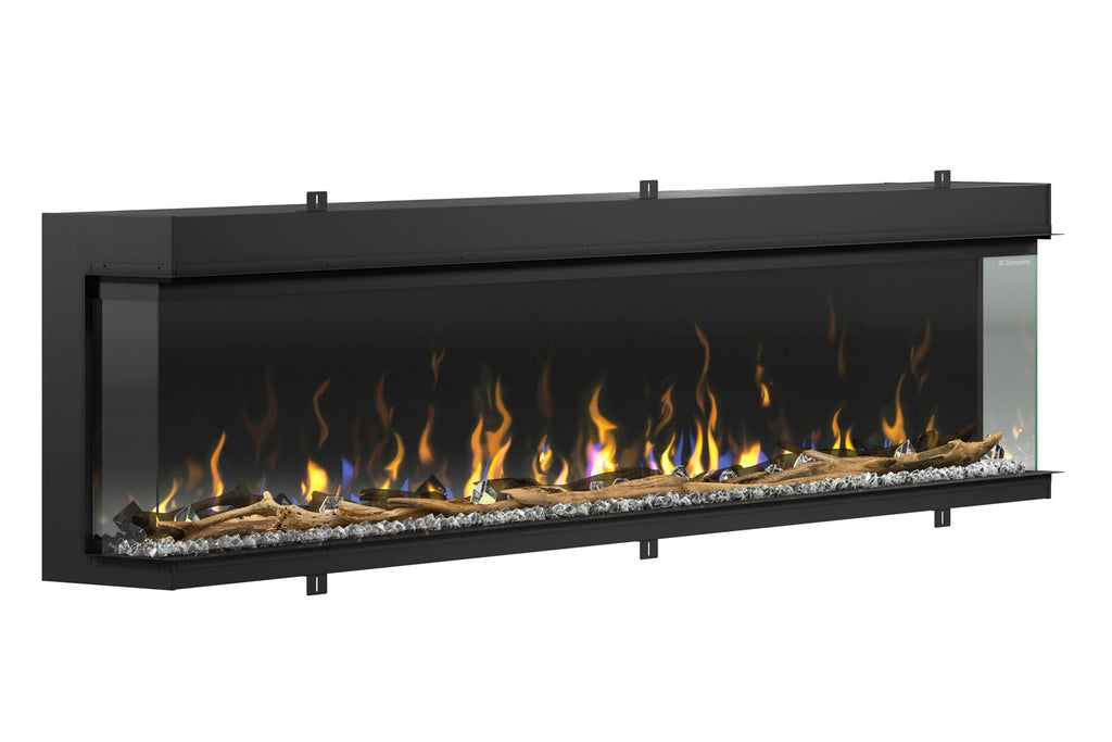Dimplex Ignite XL Bold 100-In Smart Built-In Linear Electric Fireplace - 3-Sided Multi-Sided Electric Fireplace - XLF10017-XD