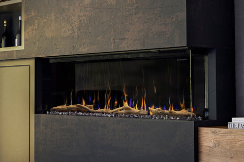 Image of Dimplex Ignite XL Bold 60-In Smart Built-In Linear Electric Fireplace - 3-Sided Multi-Sided Electric Fireplace - XLF6017-XD