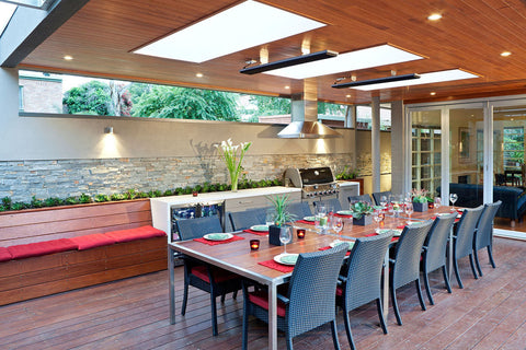 Image of Dimplex DLW 2400W Outdoor Indoor Electric Heater | DLW Radiant Electric Heater | DLW2400B24