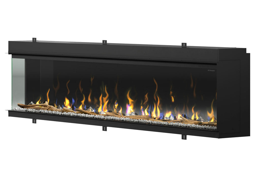 Dimplex Ignite XL Bold 100-In Smart Built-In Linear Electric Fireplace - 3-Sided Multi-Sided Electric Fireplace - XLF10017-XD