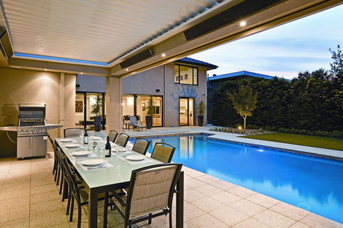 Image of Dimplex DLW 1500W Outdoor Indoor Electric Heater | DLW Radiant Electric Heater | DLW1500B12