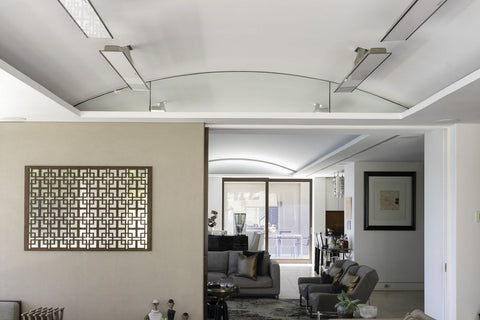 Image of Bromic Platinum Smart-Heat 3400 Watt 208V Infrared Patio Heater White | Platinum 50 in Electric Radiant Heater | BH0320022