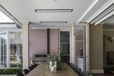 Image of Bromic Platinum Marine Smart-Heat 3400 Watt 208V Infrared Patio Heater White | 50 in Electric Radiant Heater | BH0320026