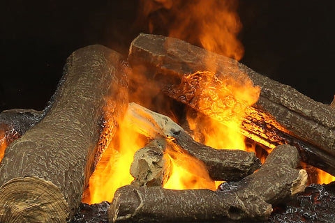 Image of Faber E-Matrix 35 -inch 2-Sided Left Corner Water Vapor Built-In Electric Fireplace Firebox | FEF3226L2L | Water Myst Fireplace | Electric Fireplaces Depot