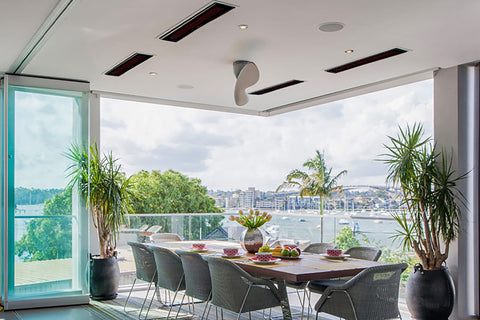 Image of Bromic Platinum Smart-Heat 2300 Watt Outdoor Electric Patio Heater Black | Platinum 33 in Electric Radiant Heater | BH0320003