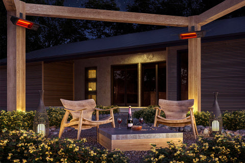 Image of Dimplex DIRP 1500W Outdoor Indoor Electric Heater | DIRP Infrared Electric Heater | DIRP15A10GR