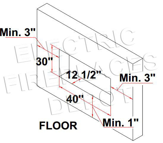 Amantii Panorama 40-in Deep Tall Built-in Indoor & Outdoor Electric Fireplace - Heater - BI-40-DEEP-XT - Electric Fireplaces Depot