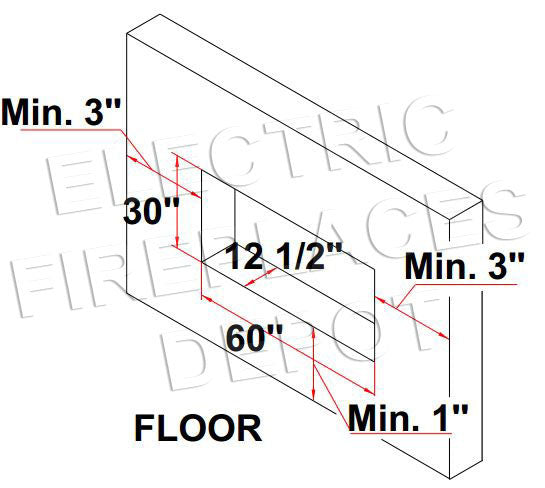 Amantii Panorama 60-in Deep Tall Built-in Indoor & Outdoor Electric Fireplace - Heater - BI-60-DEEP-XT - Electric Fireplaces Depot