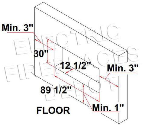 Image of Amantii Panorama 88-in Deep Tall Built-in Indoor & Outdoor Electric Fireplace - Heater - BI-88-DEEP-XT - Electric Fireplaces Depot