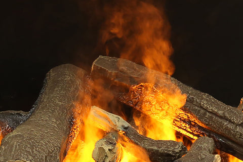 Image of Faber E-Matrix 35 -inch 2-Sided Right Corner Water Vapor Built-In Electric Fireplace Firebox | FEF3226L2R | Water Myst Fireplace | Electric Fireplaces Depot